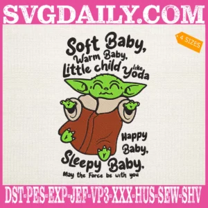 Soft Baby Warm Baby Little Child Like Yoda Embroidery Files