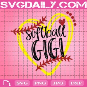 Softball Gigi, Softball Cutting File