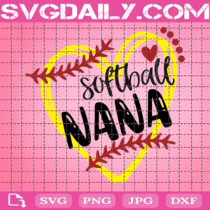 Softball Nana, Softball Cutting File