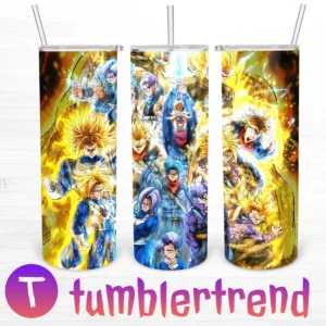 Son Goku And Trunks 20oz Tumbler Skinny
