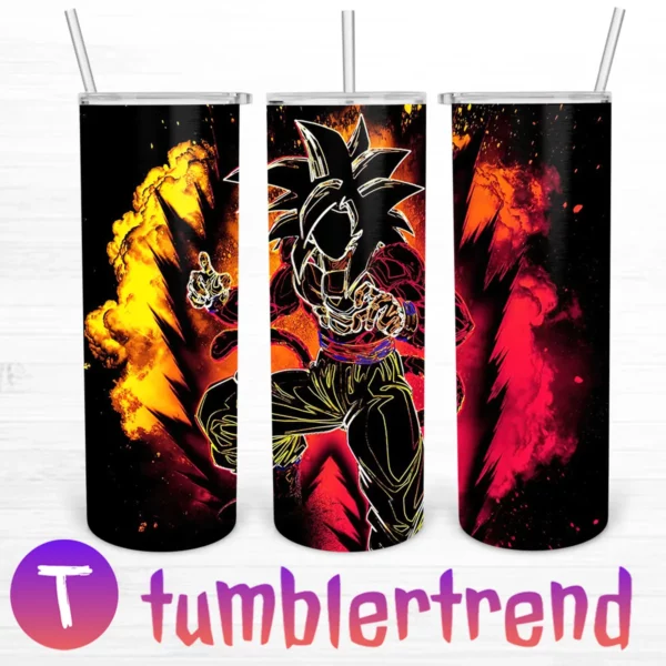 Son Goku Super Saiyan 20oz Tumbler Skinny