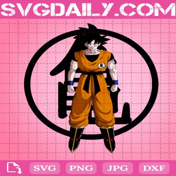 Son Goku Svg, Dragon Ball Svg