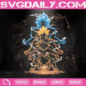 Son Goku Svg, Dragon Ball Z Svg