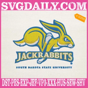 South Dakota State Jackrabbits Embroidery Files