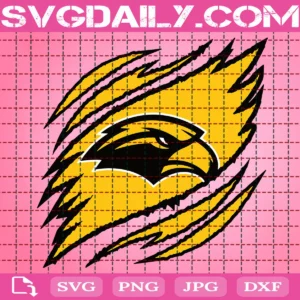 Southern Miss Golden Eagles Claws Svg