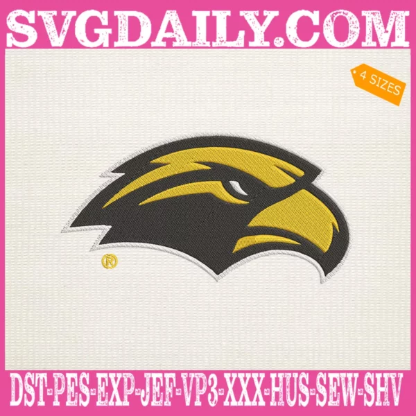 Southern Miss Golden Eagles Embroidery Machine
