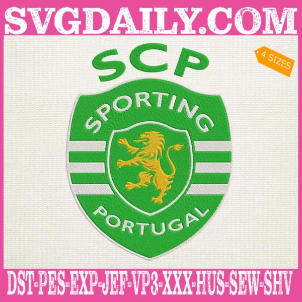 Sporting Lisbon Embroidery Design