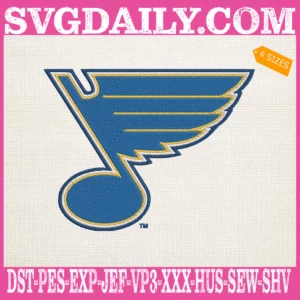 St. Louis Blues Embroidery Files