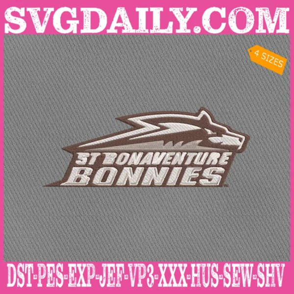 St Bonaventure Bonnies Embroidery Files