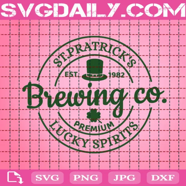 St Patrick'S Brewing Co. Lucky Spirits Svg