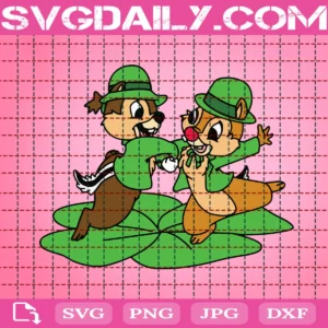 St Patrick'S Day Chip And Dale Svg