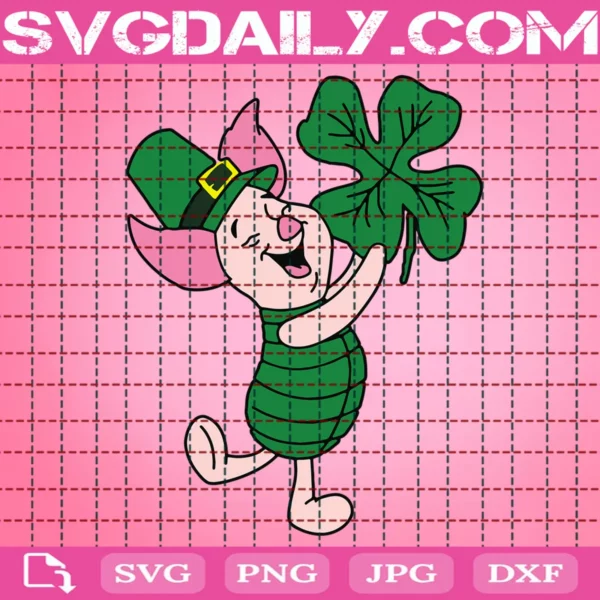 St Patrick'S Day Piglet Svg