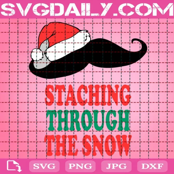 Staching Through The Snow Svg