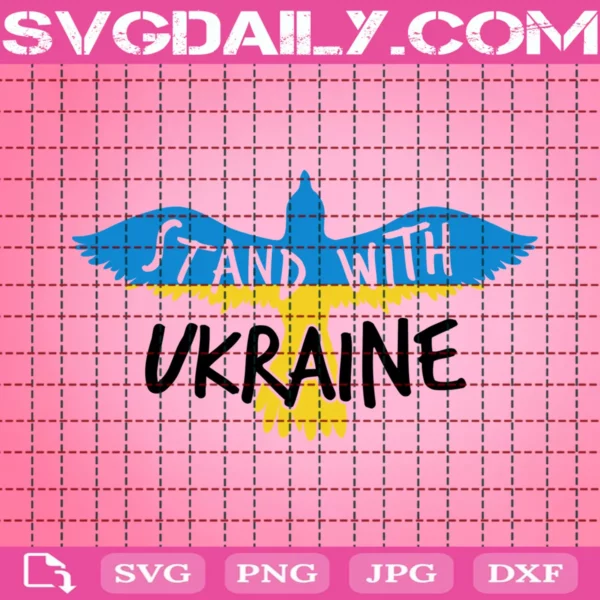 Stand With Ukraine Svg