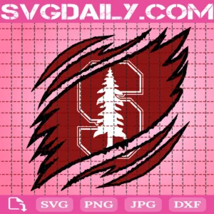 Stanford Cardinal Claws Svg