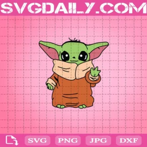 Star Wars Baby Yoda The Child Cartoon Poses Svg