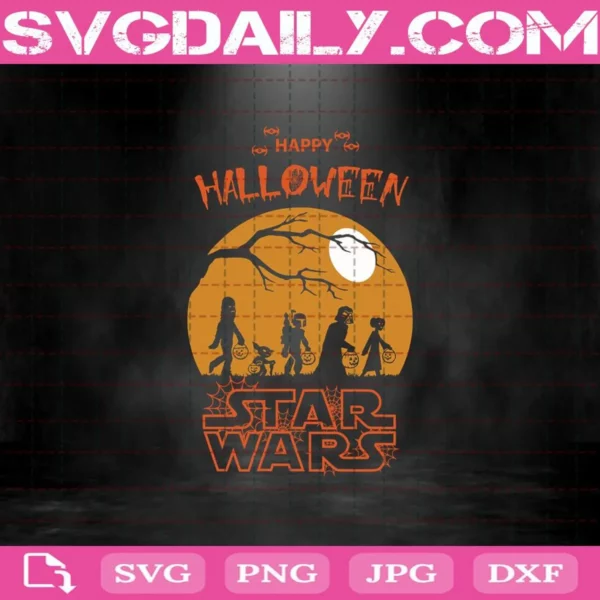 Star Wars Happy Halloween Svg