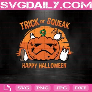 Star Wars Svg, Porgs Trick Or Soueak Happy Halloween Svg