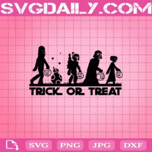 Star Wars Trick Or Treat Svg