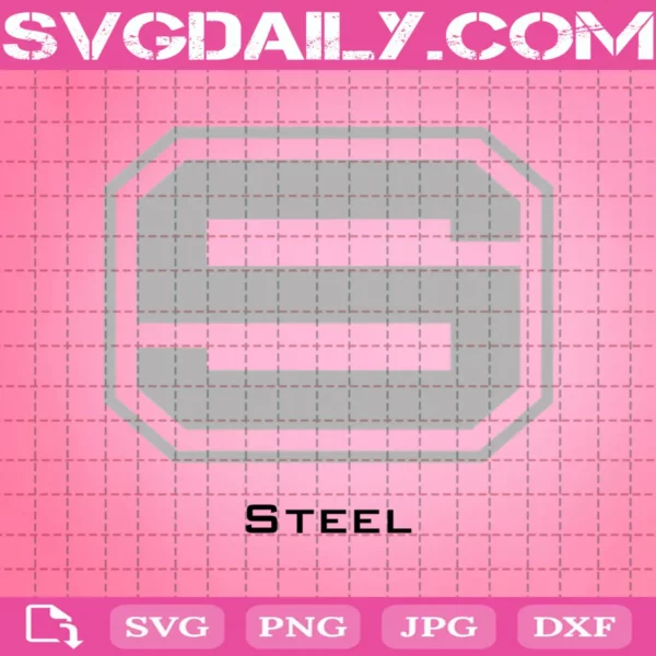 Steel Logo Svg, John Henry Irons Svg