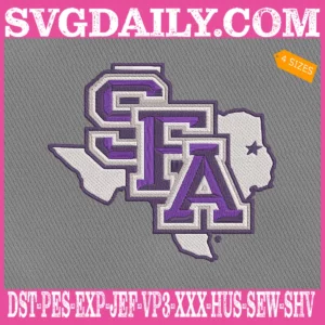 Stephen F. Austin Lumberjacks Embroidery Files