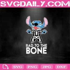 Stitch Skeleton Rad To The Bone Svg