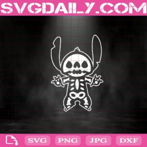 Stitch Skeleton Svg