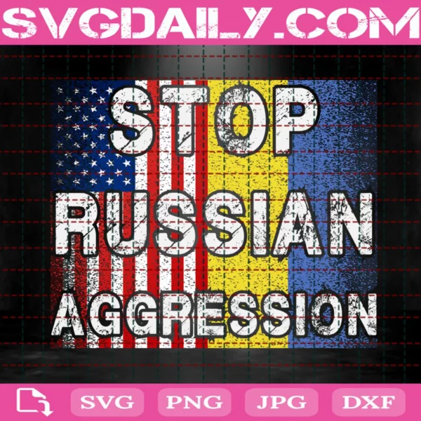 Stop Russian Aggression Svg