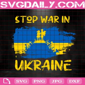 Stop War In Ukraine Svg
