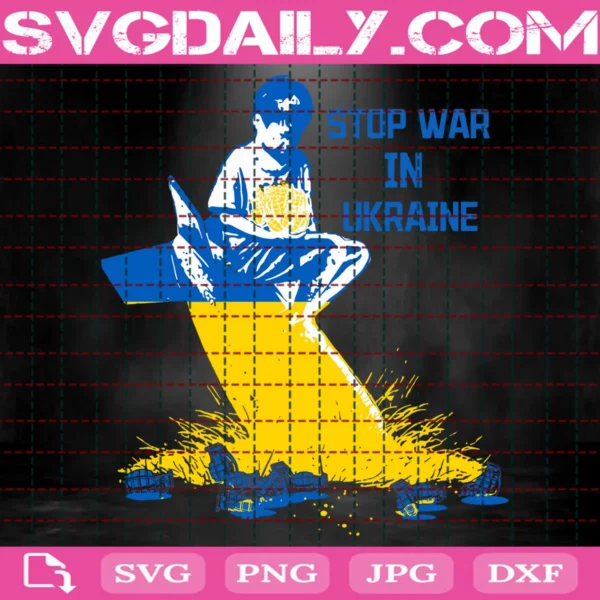 Stop War In Ukraine Svg