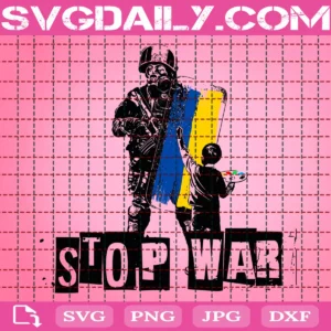 Stop War In Ukraine Svg