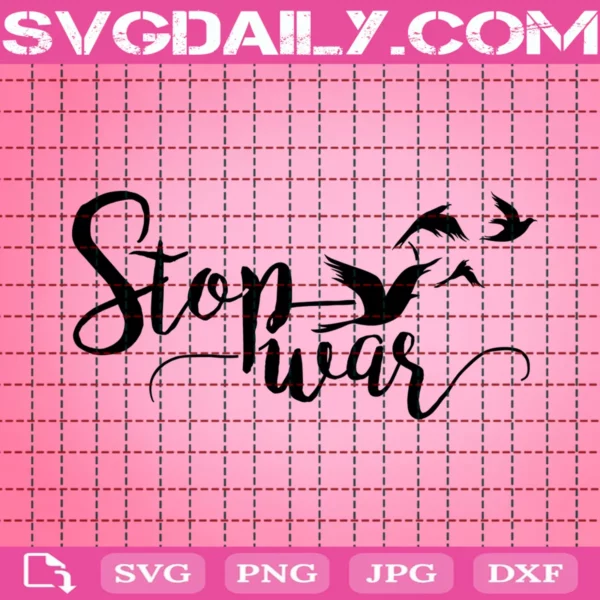 Stop War Svg, World Peace Svg