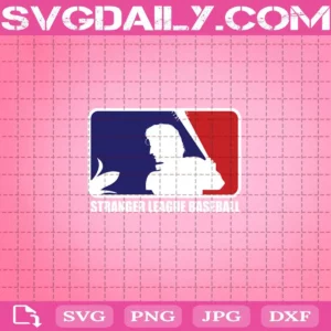 Stranger League Baseball Svg