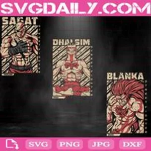 Street Fighter Bundle Svg