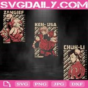 Street Fighter Bundle Svg