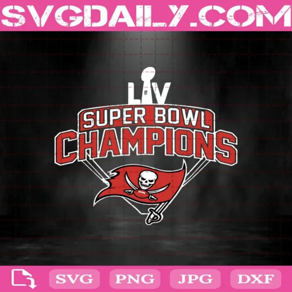 Super Bowl Champions Tampa Bay Buccaneers Svg