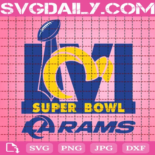 Super Bowl La Rams Svg