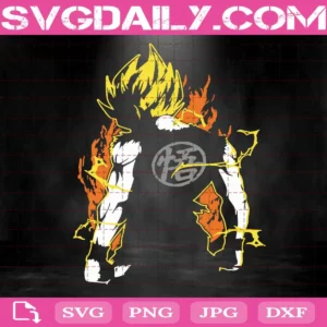 Super Goku Svg, Dragon Ball Z Svg