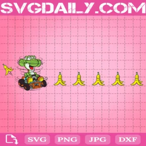 Super Mario Six Bananas Mario Kart Svg