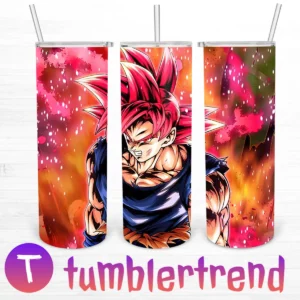 Super Saiyan 20oz Tumbler Skinny