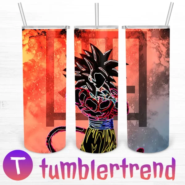 Super Saiyan 4 Goku 20oz Tumbler Skinny