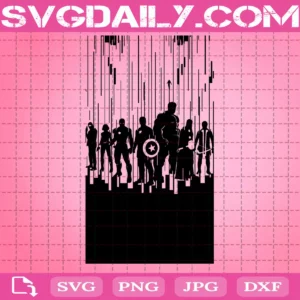 Superhero Characters Svg