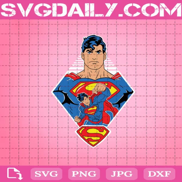 Superman Svg, Superhero Svg