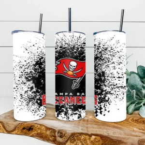 Tampa Bay Buccaneers Football 20oz Skinny Tumbler