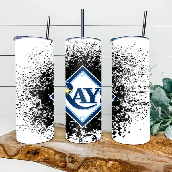 Tampa Bay Rays Baseball 20oz Skinny Tumbler