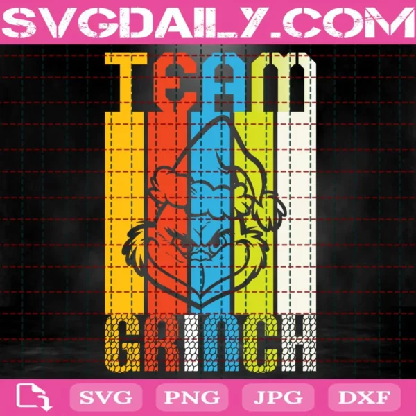 Team Grinch Svg, Christmas Svg