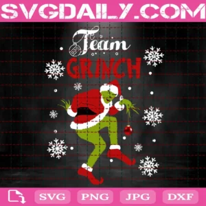 Team Grinch Svg, Grinchmas Svg