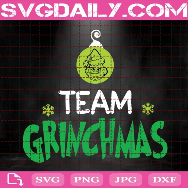 Team Grinchmas Svg