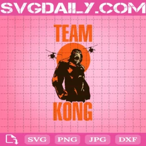 Team Kong Svg, Godzilla And Kong Svg