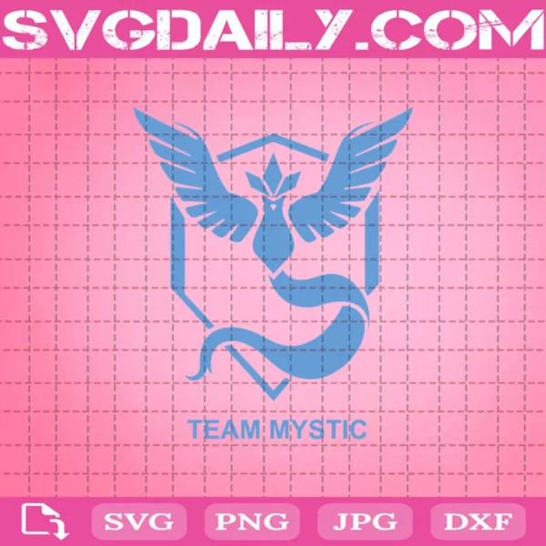 Team Mystic Svg, Team Mystic Pokemon Go Svg